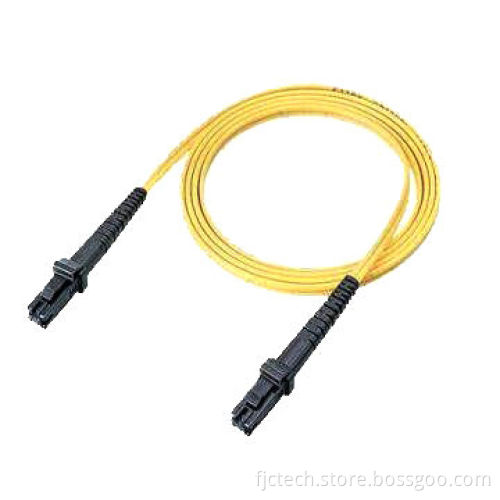 MT-RJ Fiber-optic Cord with Low Insertion Loss and Dual-fibers